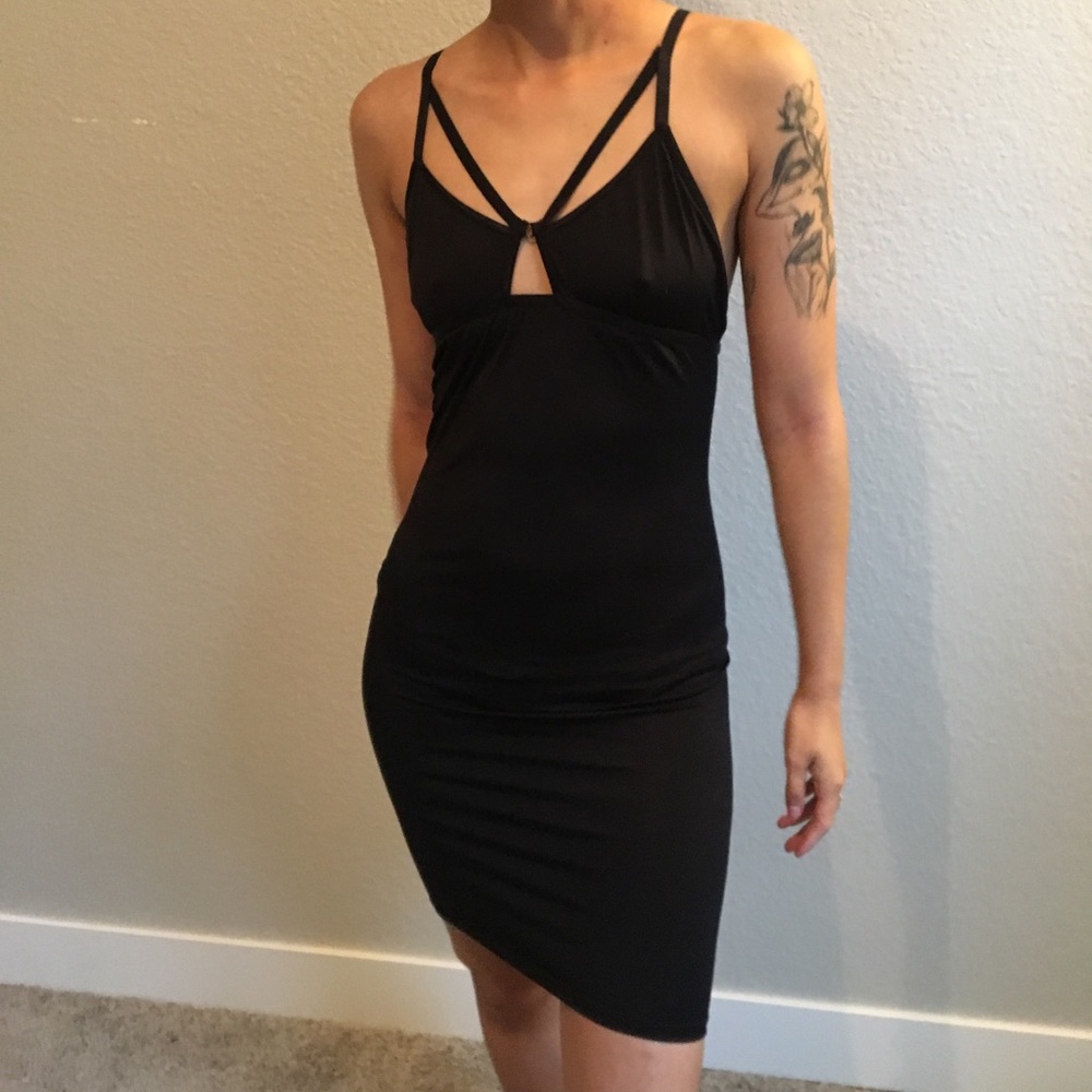 Strappy Little Black Dress